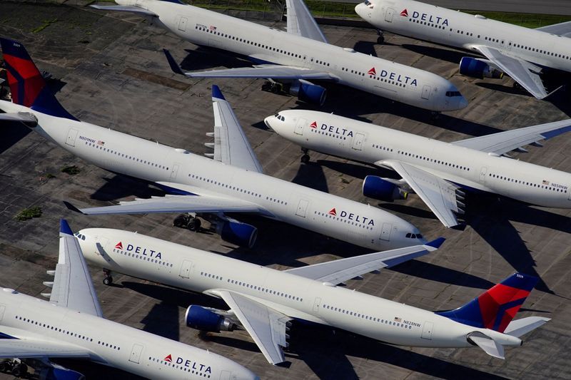 Delta expects second-quarter revenue to slump, looks to amend debt deals