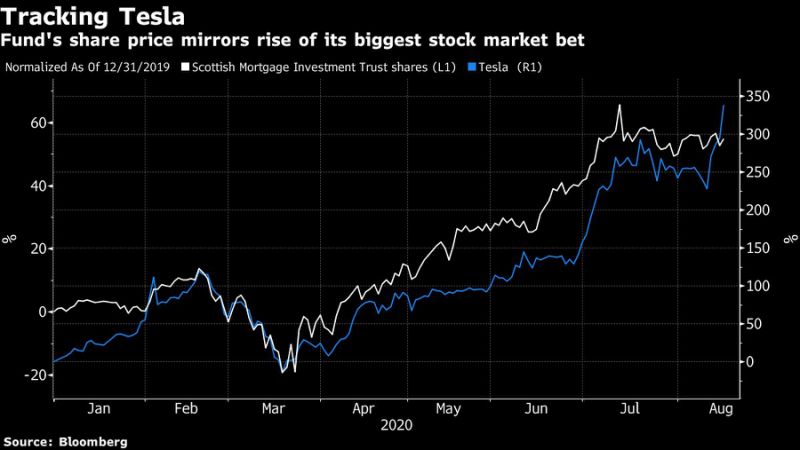 A Huge Tesla Bet Pays Off Big for one British Fund